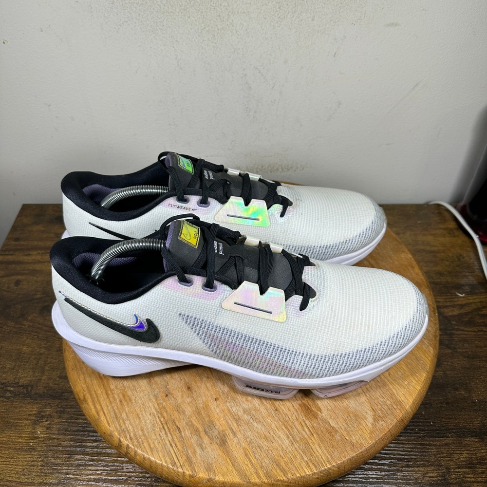Nike Air Zoom Infinity Tour NRG Golf Shoes White Iridescent Mens 12 FN6844-100